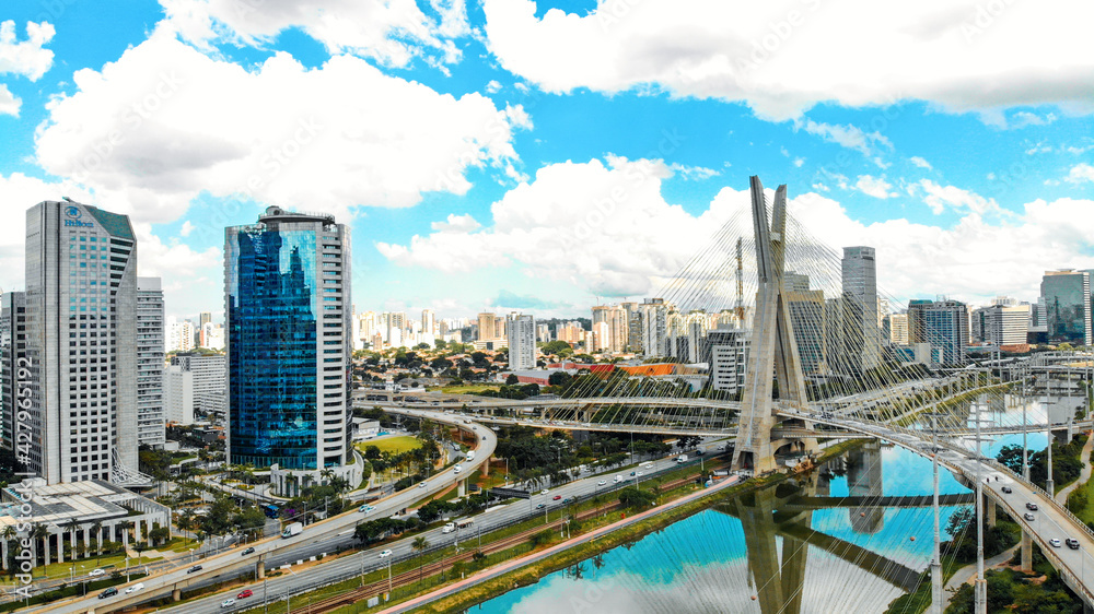 Obraz premium Ponte Estaiada - Octávio Frias de Oliveira