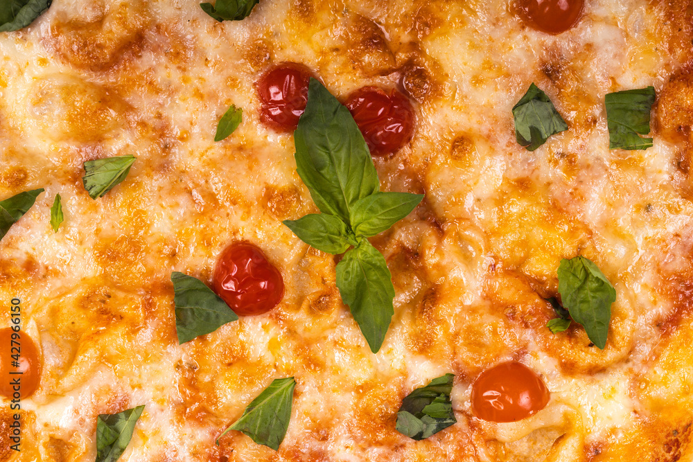 Top view of delicious and crispy pizza. American or Italian pizza. Cooking background concept. Top view of delicious and crispy pizza. American or Italian pizza. Cooking background concept.