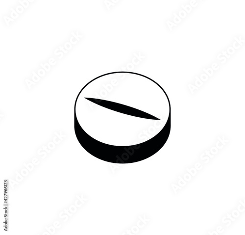 pill symbol, logo illustration