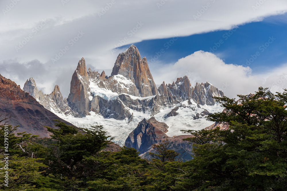 Mount Fitz Roy in Los Glaciares National Park, Argentina