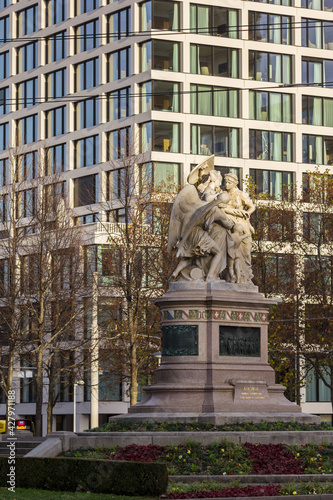 Strassburger memorial in Basel, Switzerland. (1895), it is in memory of the help that Strassburg received from Switzerland during the Franco-Prussian war in 1870-1871.