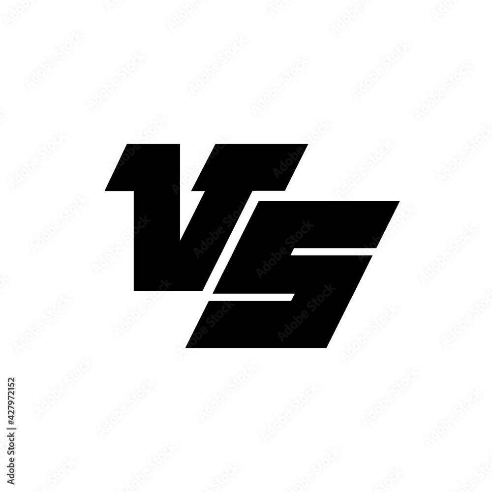 Versus logo. VS letters for sports, fight, competition, battle, match, game. Vector icon. Versus logo. VS letters for sports, fight, competition, battle, match, game. Vector icon.