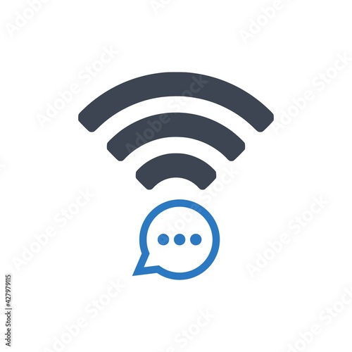 Message wireless icon