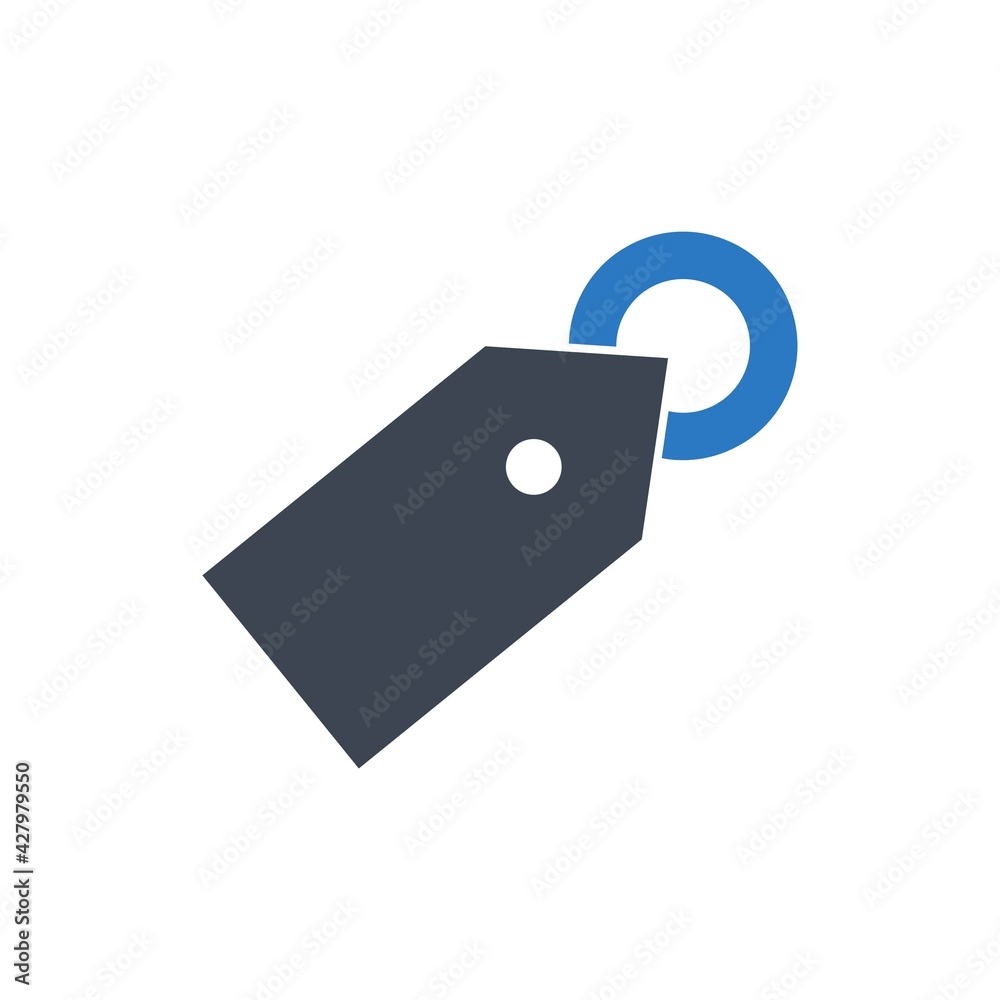 Fototapeta premium Description label icon