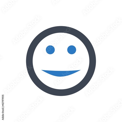 Happy smile icon