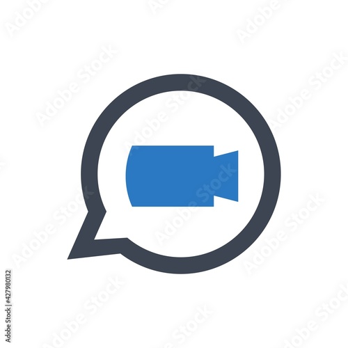 Message video icon