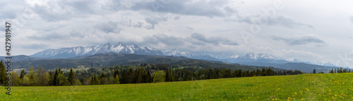 Tatry - Łapszanka - Panorama HDR - High Tatras © Bartosz