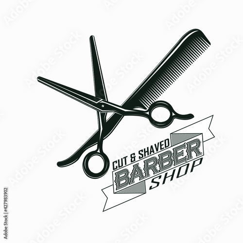 Barbar logo graphic trendy design.