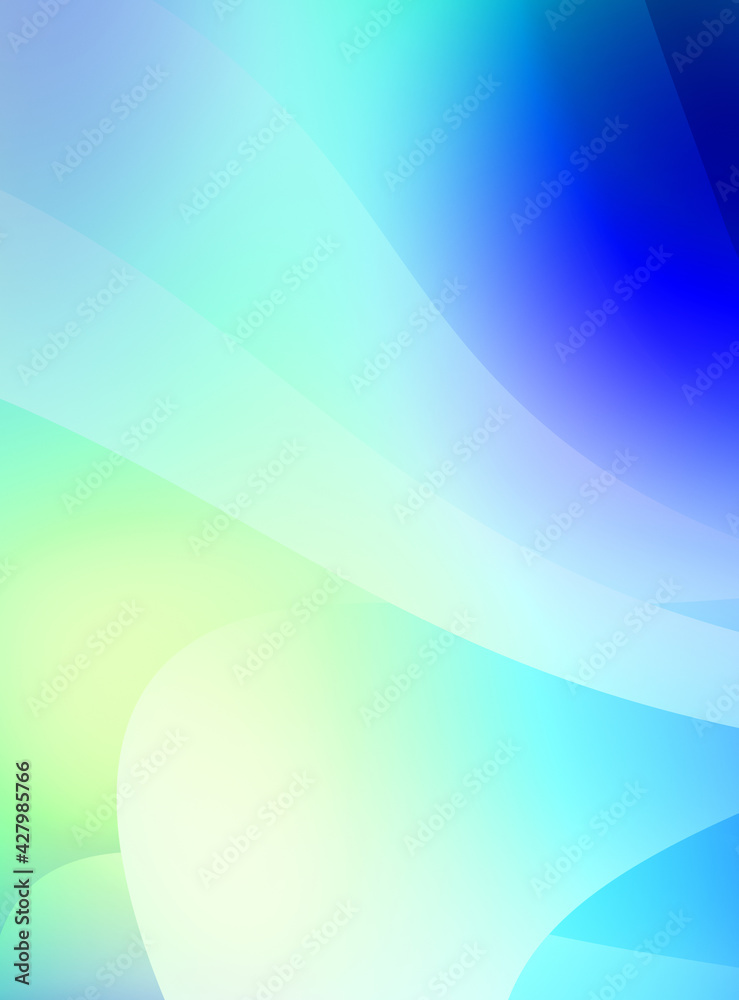 Abstract background with colorful gradient. Vibrant graphic wallpaper with stripes design. Fluid 2D illustration of modern movement.