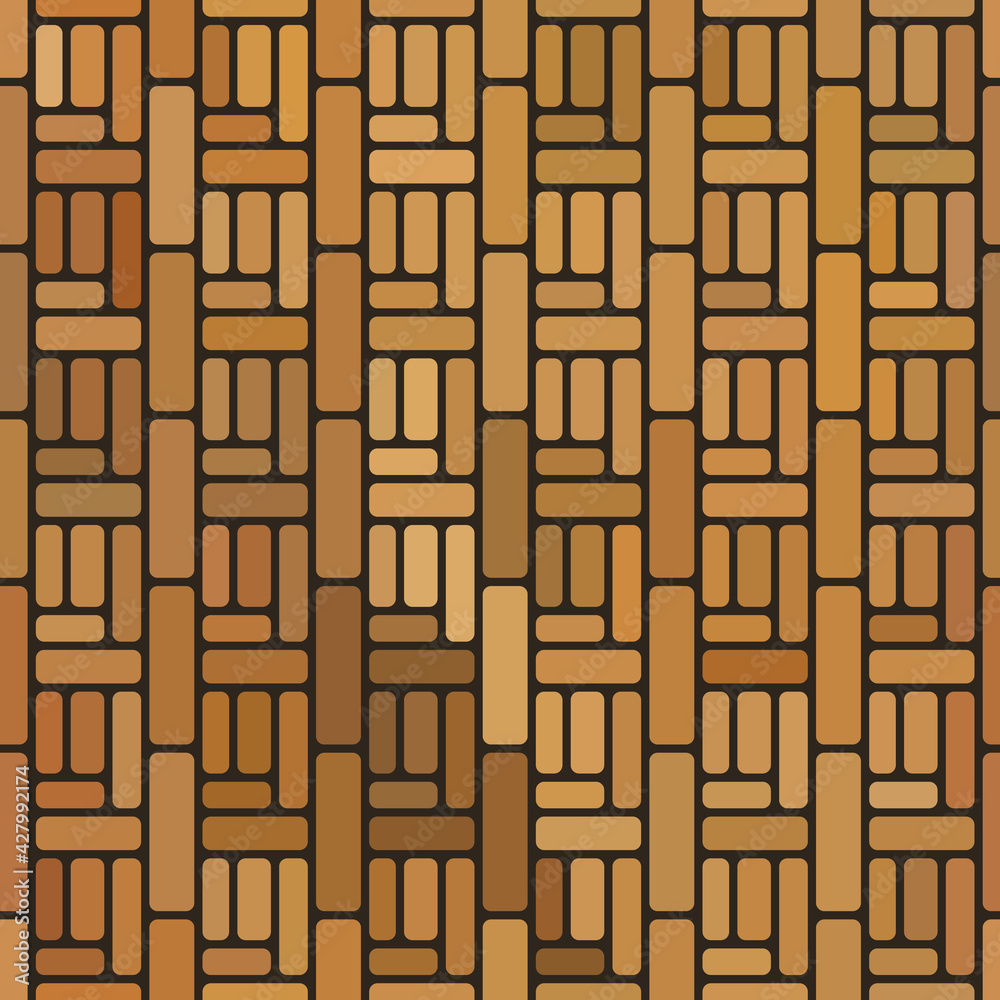 Bright abstract dynamic seamless pattern of shapes Bright abstract dynamic seamless pattern of shapes