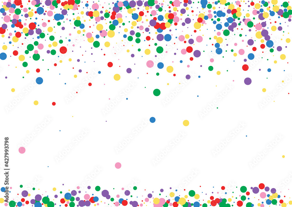 Yellow Dot Birthday Texture. Confetti Dust Illustration. Multicolored Template Circle. Blue Random Round Background. Yellow Dot Birthday Texture. Confetti Dust Illustration. Multicolored Template Circle. Blue Random Round Background.