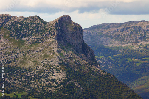 view of the mountains