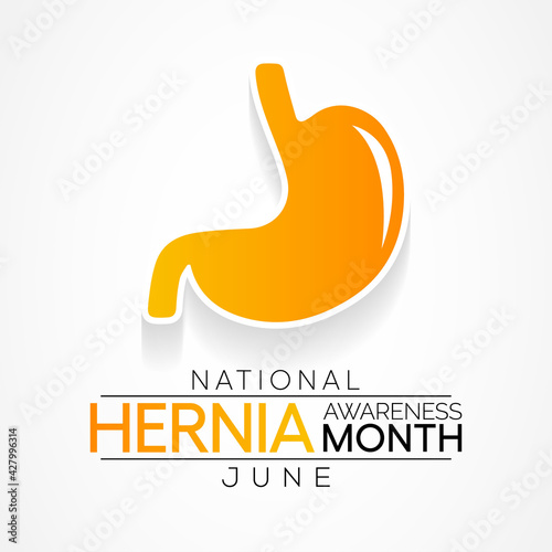 National Hernia awareness month (CDH) is observed every year in June. it occurs when an organ or fatty tissue squeezes through a weak spot in a surrounding muscle or connective tissue called fascia.