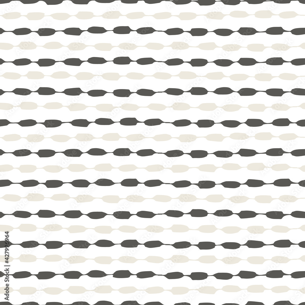 Seamless geometric pattern with hand painted stripes