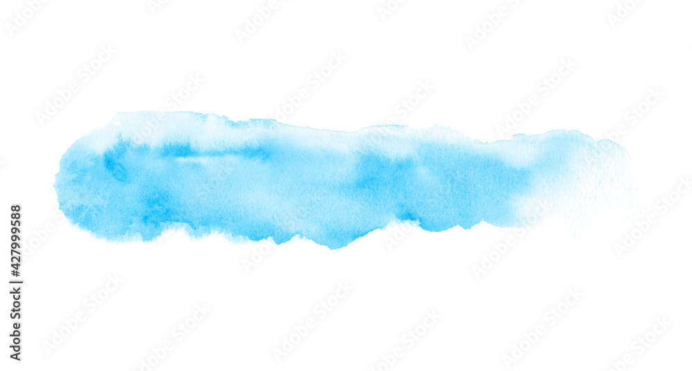 Abstract blue watercolor on white background. Abstract blue watercolor on white background.