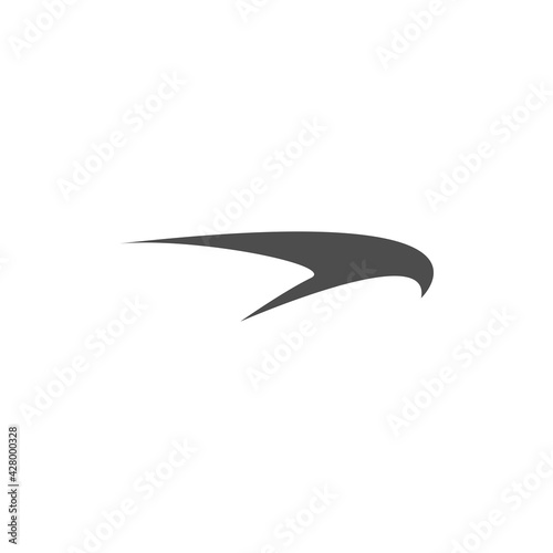Falcon  Eagle Bird Logo Icon Design Vector Template