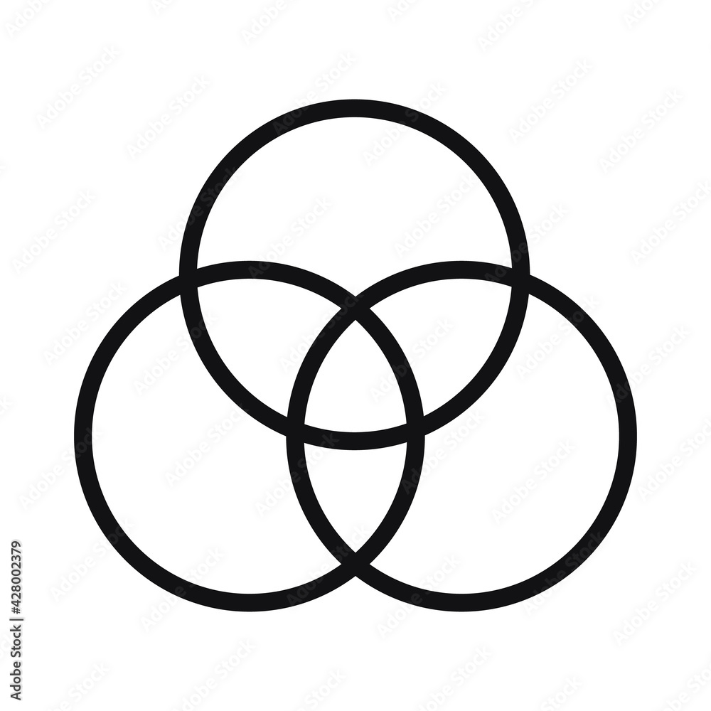 venn diagram icon vector illustration symbol venn diagram icon vector illustration symbol