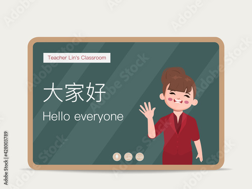 Online chinese language learning school