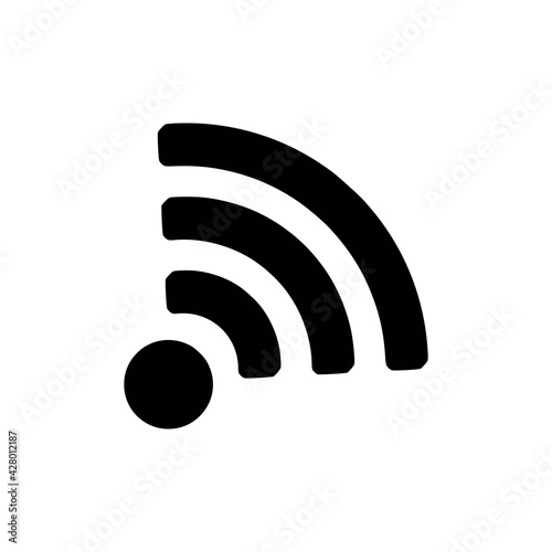 Connection wireless icon