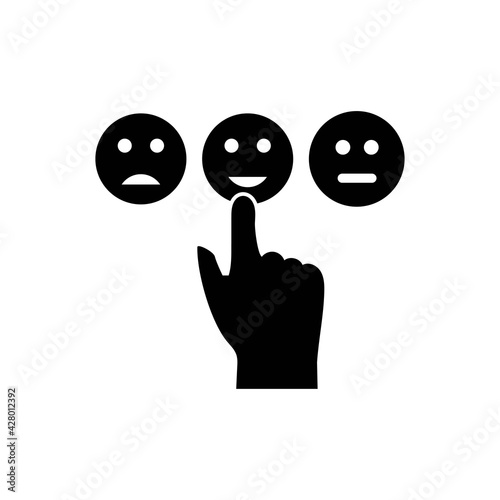 Emoticon feedback icon
