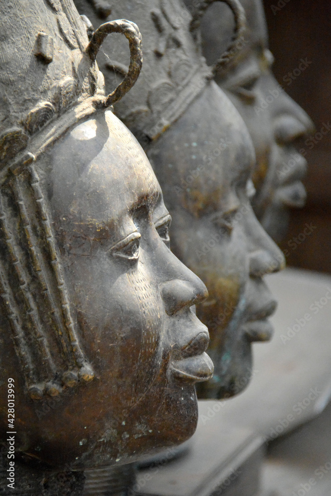 African traditonal ethnic wooden mask