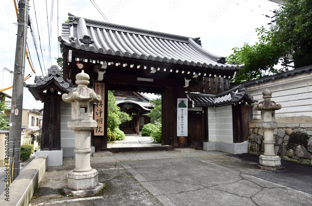 得浄明院　山門　京都市東山区