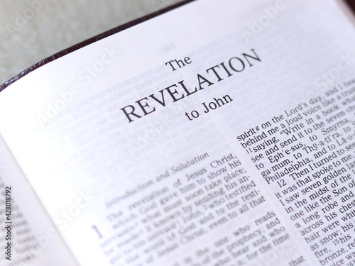Fotografie, Obraz The revelation of Jesus Christ our Savior to apostle John