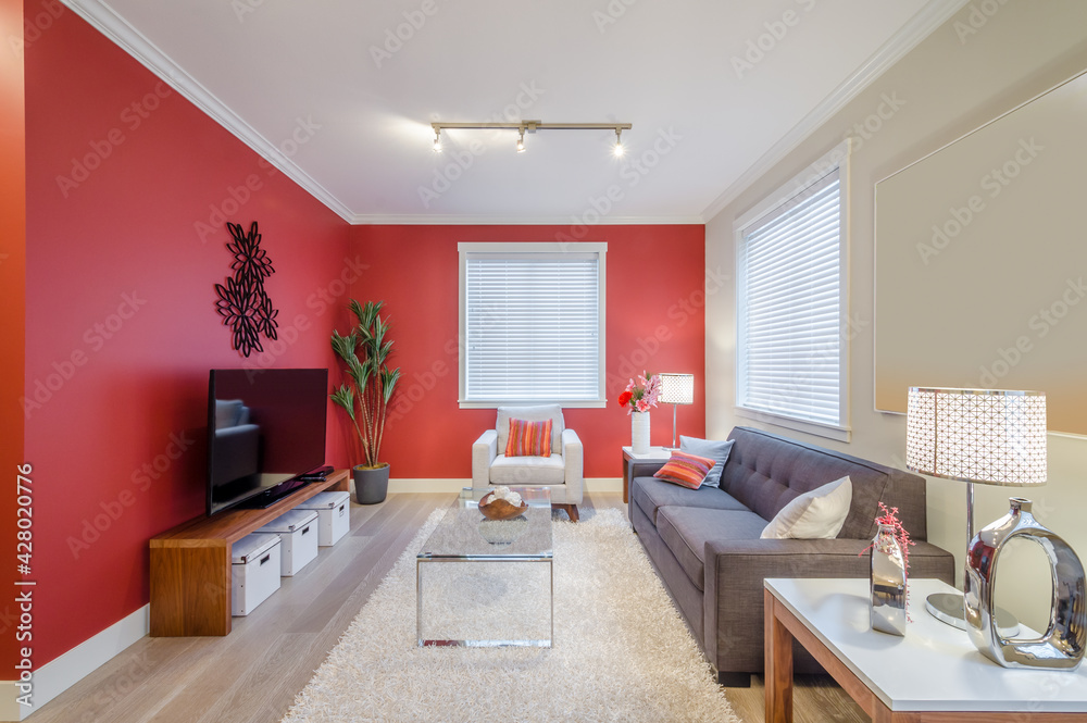 Fototapeta premium Interior design of a luxury living room