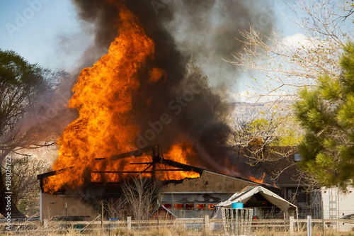Fully Engulfed Structure Fire