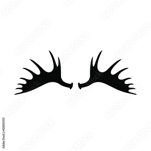 Illustration Vector graphic of antler icon