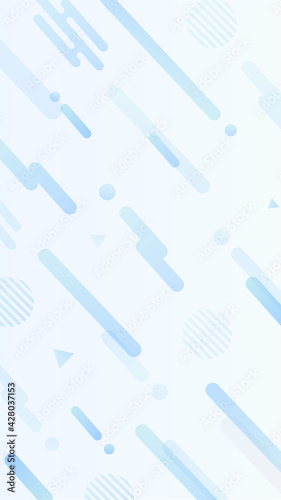 青 水色の幾何学模様のパターン 壁紙デザイン素材 Stock Vector Adobe Stock