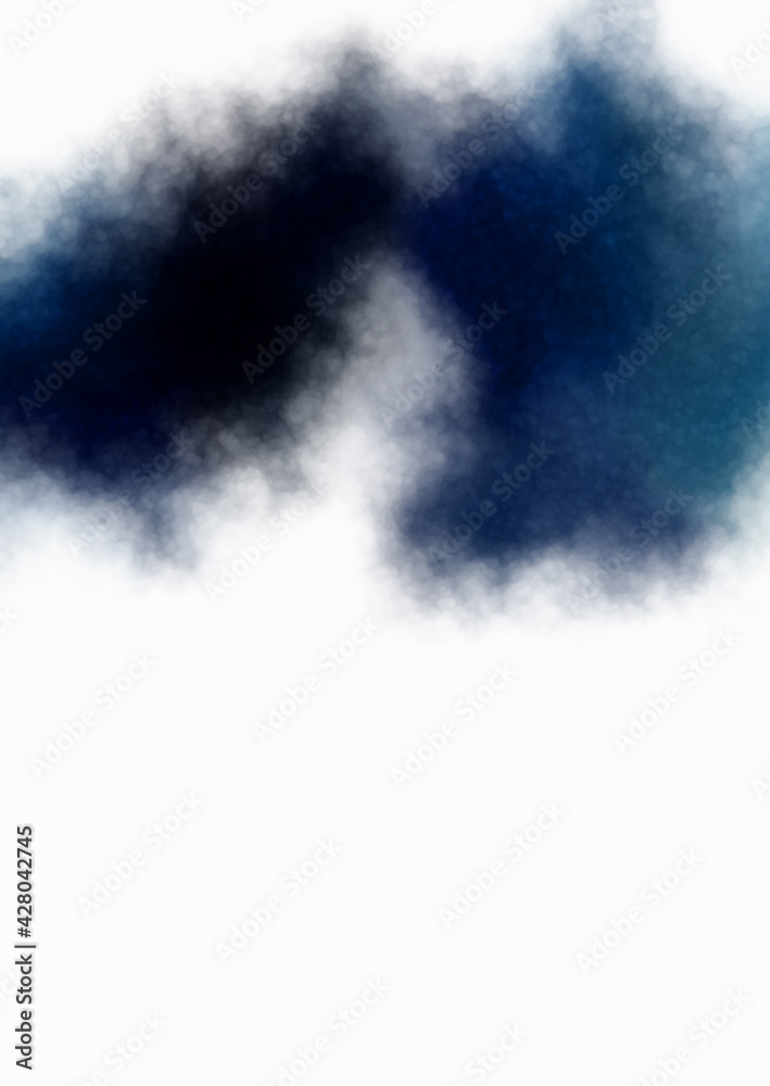 Fototapeta premium Watercolor painted background. Abstract Illustration wallpaper. Brush stroked painting. 2D Illustration.