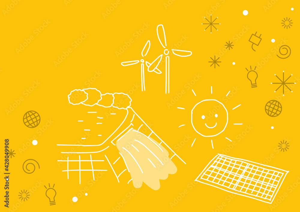クリーンエネルギーのイラスト Rgb Stock Vector Adobe Stock