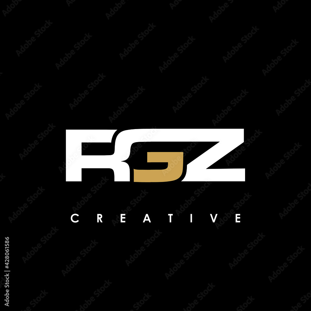 RGZ Letter Initial Logo Design Template Vector Illustration
