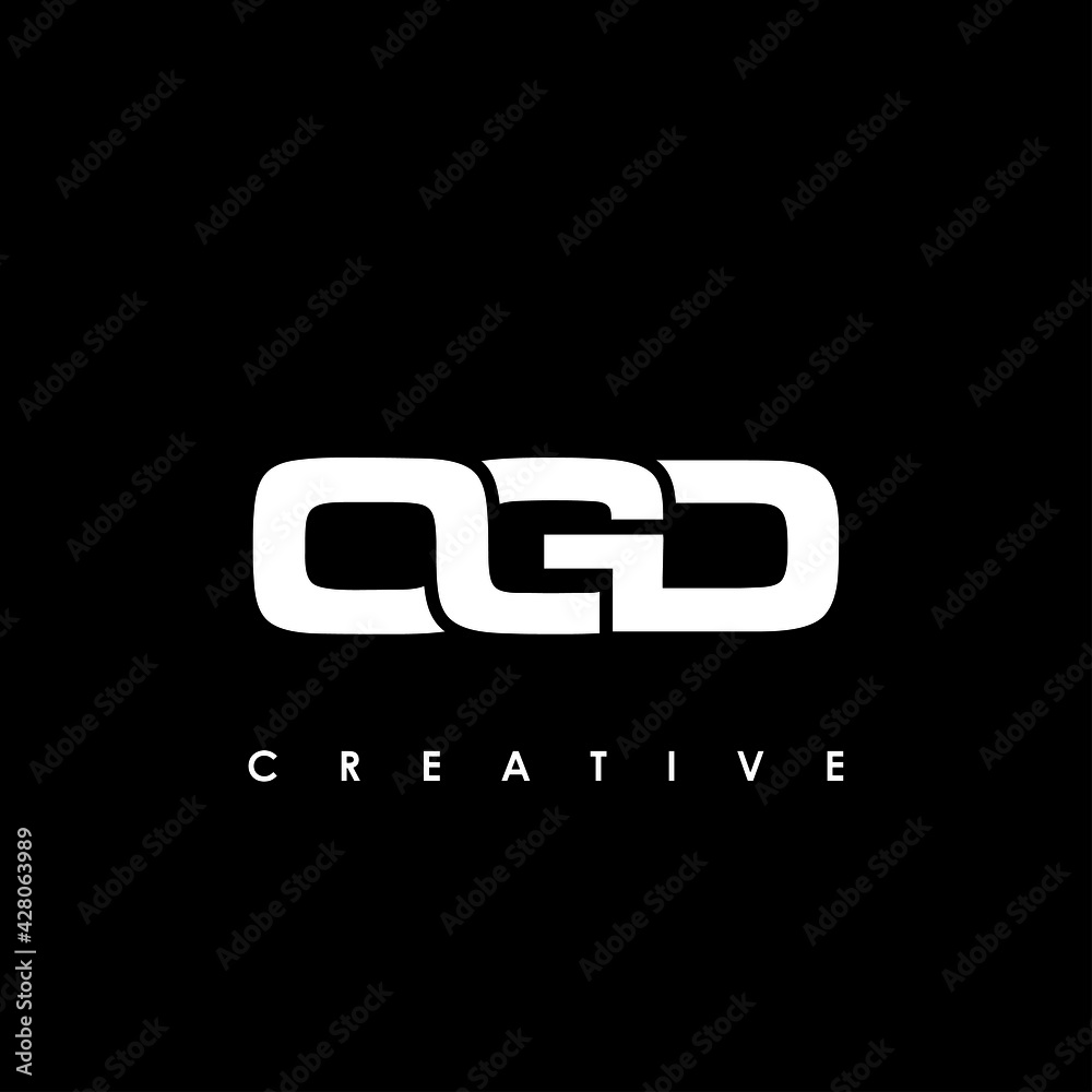 OGD Letter Initial Logo Design Template Vector Illustration OGD Letter Initial Logo Design Template Vector Illustration
