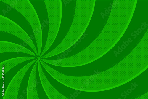 水玉ドットとうずまき背景
 Twirl Radial abstract background ray