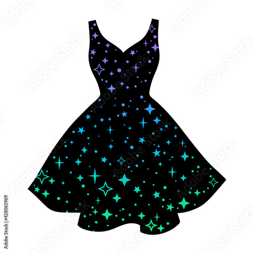 womens cocktail dress embellished with sequins