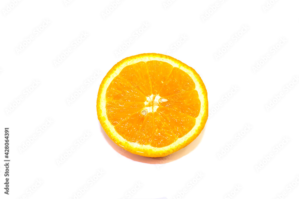 Isolated on white background Orange Isolated on white background Orange