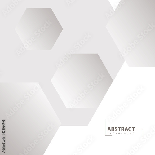 rhombus in white and gray background
