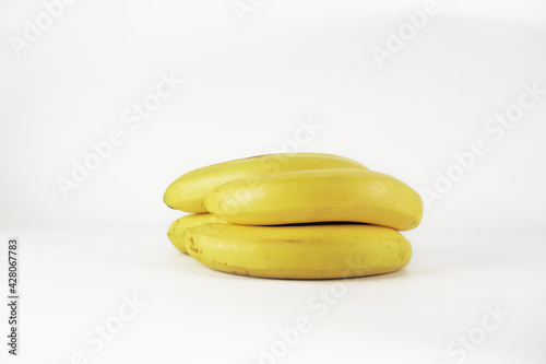 Bunch of banana isolated on white background