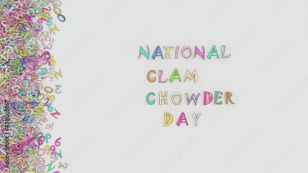 National clam chowder day