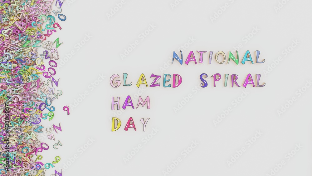 National glazed spiral ham day National glazed spiral ham day