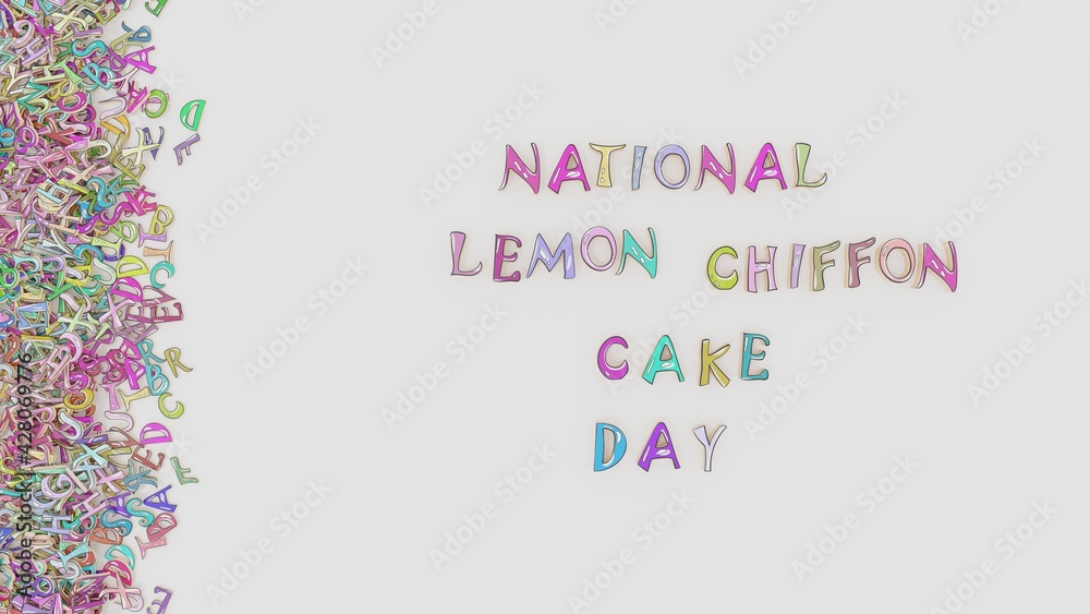 National lemon chiffon cake day