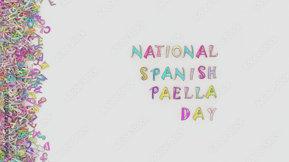 National spanish paella day