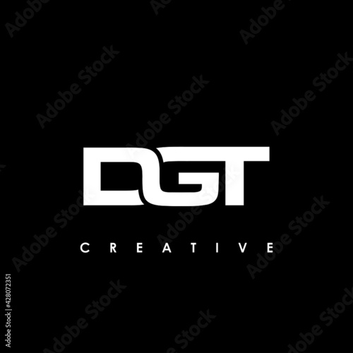 DGT Letter Initial Logo Design Template Vector Illustration