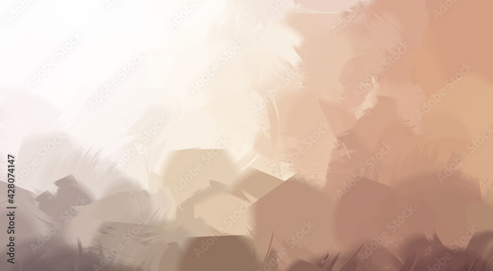 Fototapeta premium Wild Brushstrokes. Brushed Painted Abstract Background. Brush stroked painting. Strokes of paint. 2D Illustration.