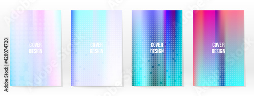 Wallpaper Mural Holographic Poster Set Iridescent Technology Cover Torontodigital.ca