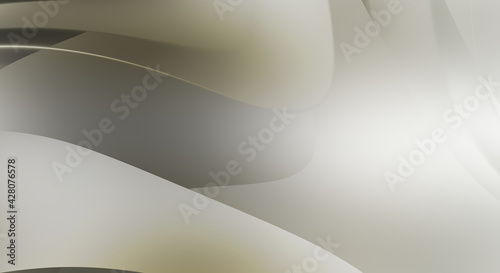 Foto Dynamic trendy simple fluid color gradient abstract cool background with overlapping line effects