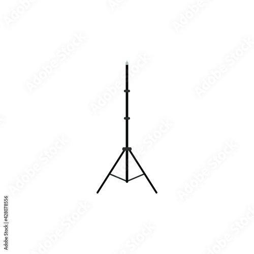 photography flash standing icon vector on white background