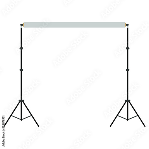 paper background for photo studio vector on white background